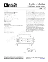 ADXL212AEZ-RL Datasheet Cover