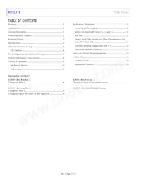ADXL316WBCSZ-RL7 Datasheet Pagina 2