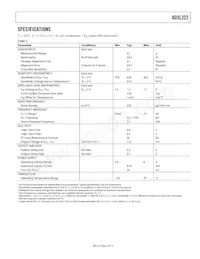 ADXL322JCP-REEL7 Datasheet Page 3