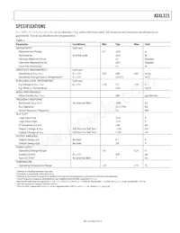 ADXL323KCPZ-RL Datasheet Page 3