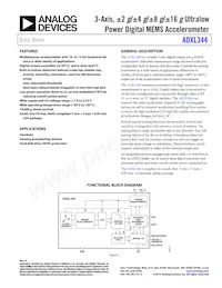 ADXL344ACCZ-RL Datasheet Cover
