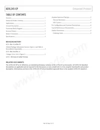 ADXL345TCCZ-EP-RL Datasheet Page 2
