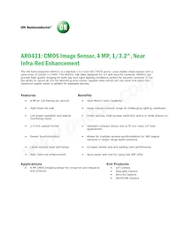 AR0431CSSC14SMRA0-DR1 Datasheet Cover