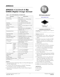 AR0833CS3C12SUAA0-DP1 Datasheet Cover
