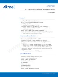 AT30TS01-MAA5M-T Datasheet Cover