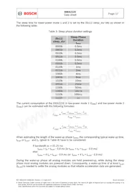 BMA222E Datasheet Page 17