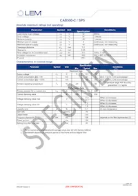 CAB500-C/SP5 Datasheet Pagina 3