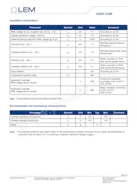 CKSR 75-NP Datasheet Page 3