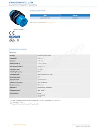 CM30-25NPP-EC1數據表 頁面 2