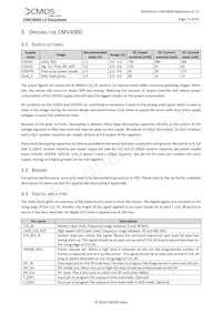 CMV4000-2E5M1LP Datasheet Page 14