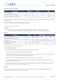 CTSR 0.3-TP/SP4數據表 頁面 2