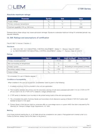 CTSR 0.6-P Datasheet Pagina 2