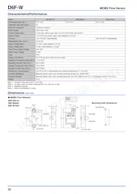 D6F-W01A1 Datasheet Pagina 2