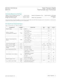 DS1631Z/T&R數據表 頁面 2