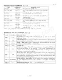 DS1722U-CA+ Datasheet Page 2