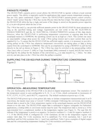 DS1822-PAR+T&R Datasheet Page 3