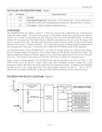 DS18B20-PAR+T&R Datasheet Page 2