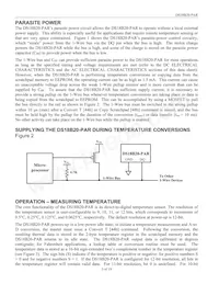 DS18B20-PAR+T&R Datasheet Page 3