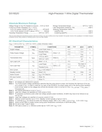 DS18S20-C01+ Datasheet Page 2
