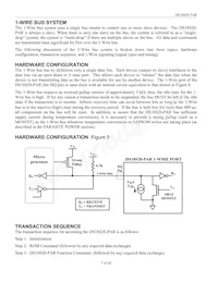 DS18S20-PAR+T&R Datasheet Pagina 7