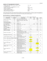 DS2422S+ Datasheet Page 2