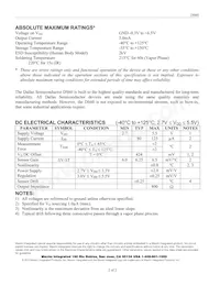 DS60X/T&R Datasheet Page 2