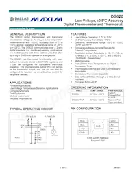 DS620U+T&R Datasheet Cover