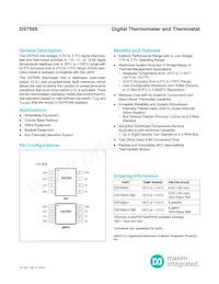 DS7505U+T&R Datasheet Cover