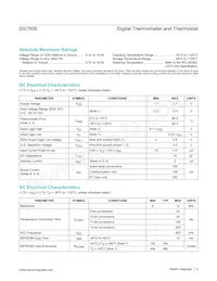 DS7505U+T&R Datasheet Page 2