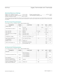DS75LVS+T&R Datasheet Pagina 2