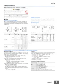 E2EM-X30MX1-M1J 0.3M Datasheet Pagina 6