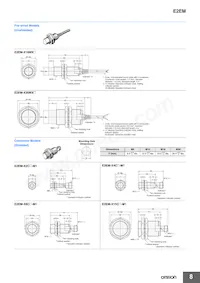 E2EM-X30MX1-M1J 0.3M Datasheet Page 8
