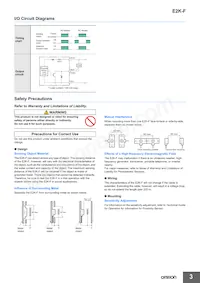E2K-F10MC1-6 Datasheet Pagina 3