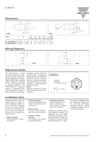 EC3025PPASL-1 Datasheet Pagina 2