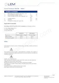 HAX 2500-S Datasheet Pagina 2