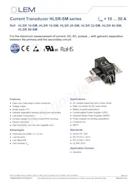 HLSR 40-SM Datasheet Cover