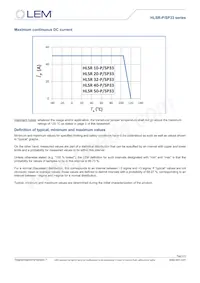 HLSR 50-P/SP33 Datasheet Page 9