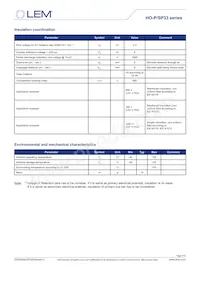 HO 10-P/SP33 Datasheet Page 3