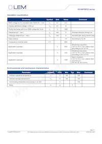 HO 15-NP/SP33-1000 Datasheet Page 3