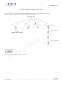 HO 15-NSM-0000 Datasheet Page 13