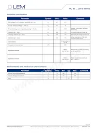 HO 50-S Datasheet Page 3