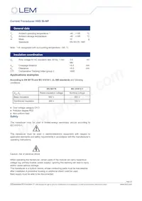 HXS 50-NP Datasheet Page 2