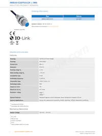 IMB08-02BPSVU2K Datasheet Pagina 2