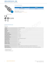 IMB12-08NPSVC0S 데이터 시트 페이지 2