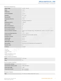 IMB18-08BPSVU2S Datasheet Pagina 3