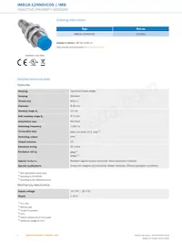 IMB18-12NNSVC0S Datasheet Pagina 2