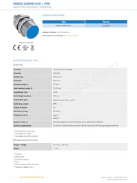 IMB30-15BNSVC0S數據表 頁面 2