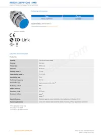 IMB30-15BPSVC0S Datasheet Pagina 2