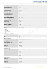 IME08-02BPSZT0K Datasheet Page 3