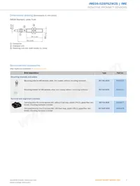 IME08-02BPSZW2S Datasheet Page 5